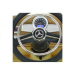 Elektrické autíčko Mercedes Benz 300S Retro - lakované - čierne